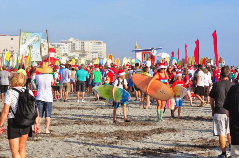 Don't Miss the Surfing Santas in Cocoa Beach Dec 24, 2023