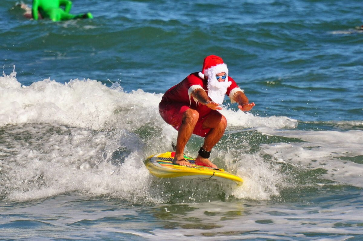 Surfing Santas — Cocoa Beach, December 24, 2025