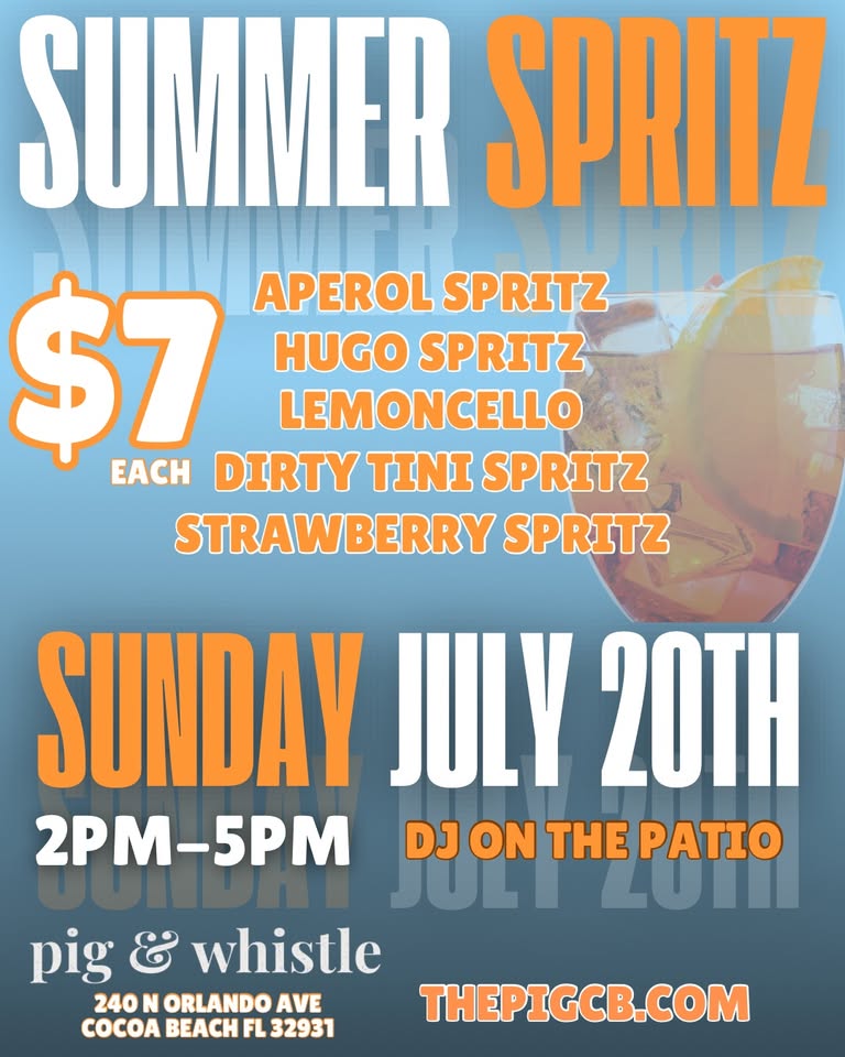 Summer Spritz Party at Pig & Whistle